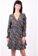 Rochie Only Onlova Wrap Black New Little Bloom